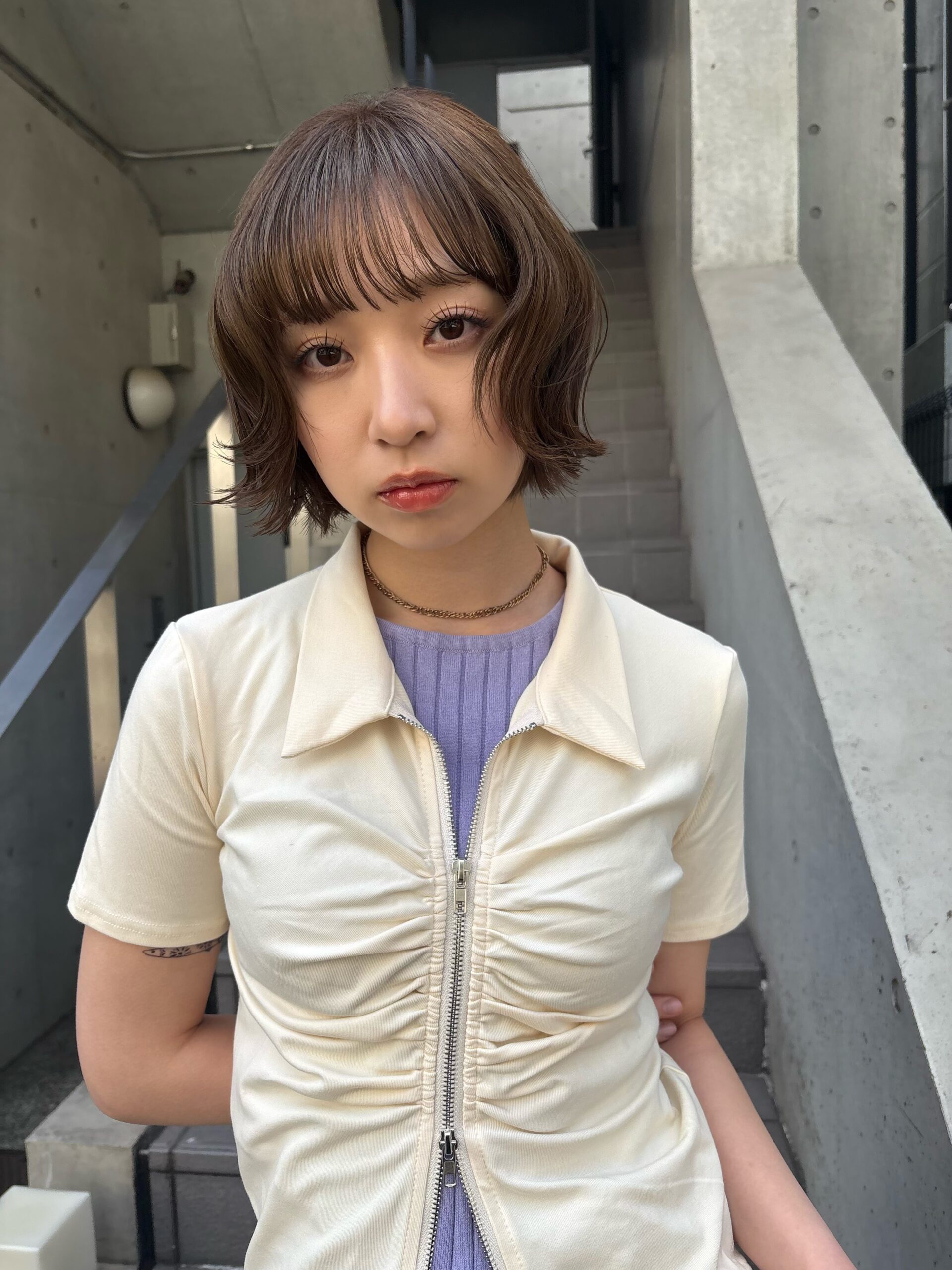 丸みミニボブ