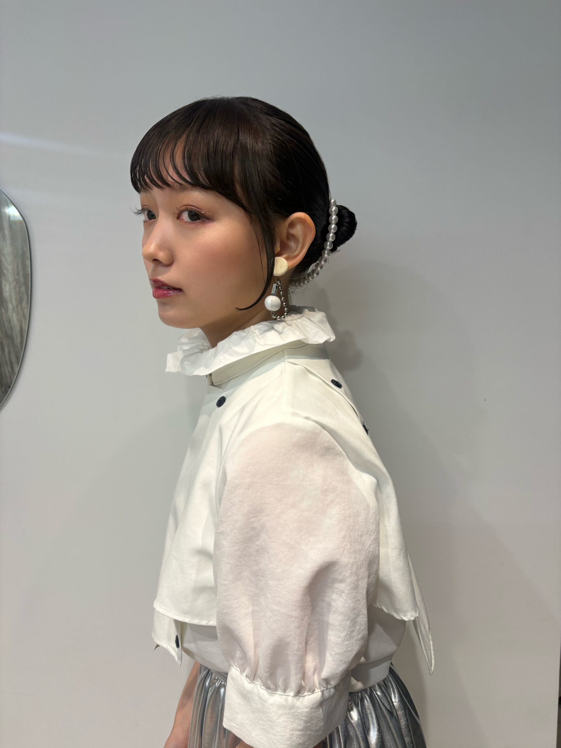 ビーズアレンジパーティーヘアセット