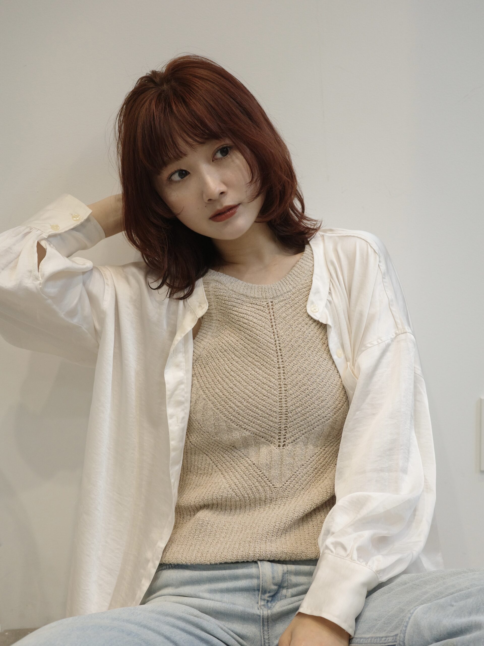 medium layer × orenji brown