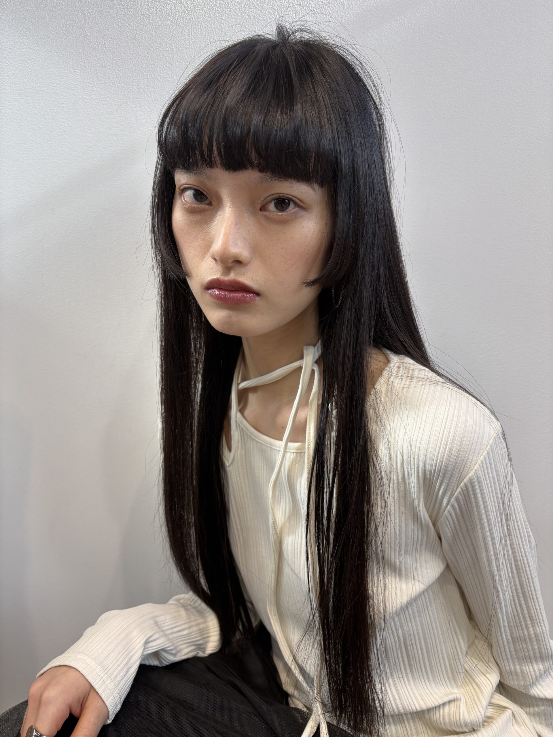 straight hair