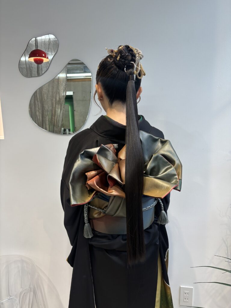kimono × hair set & makeup