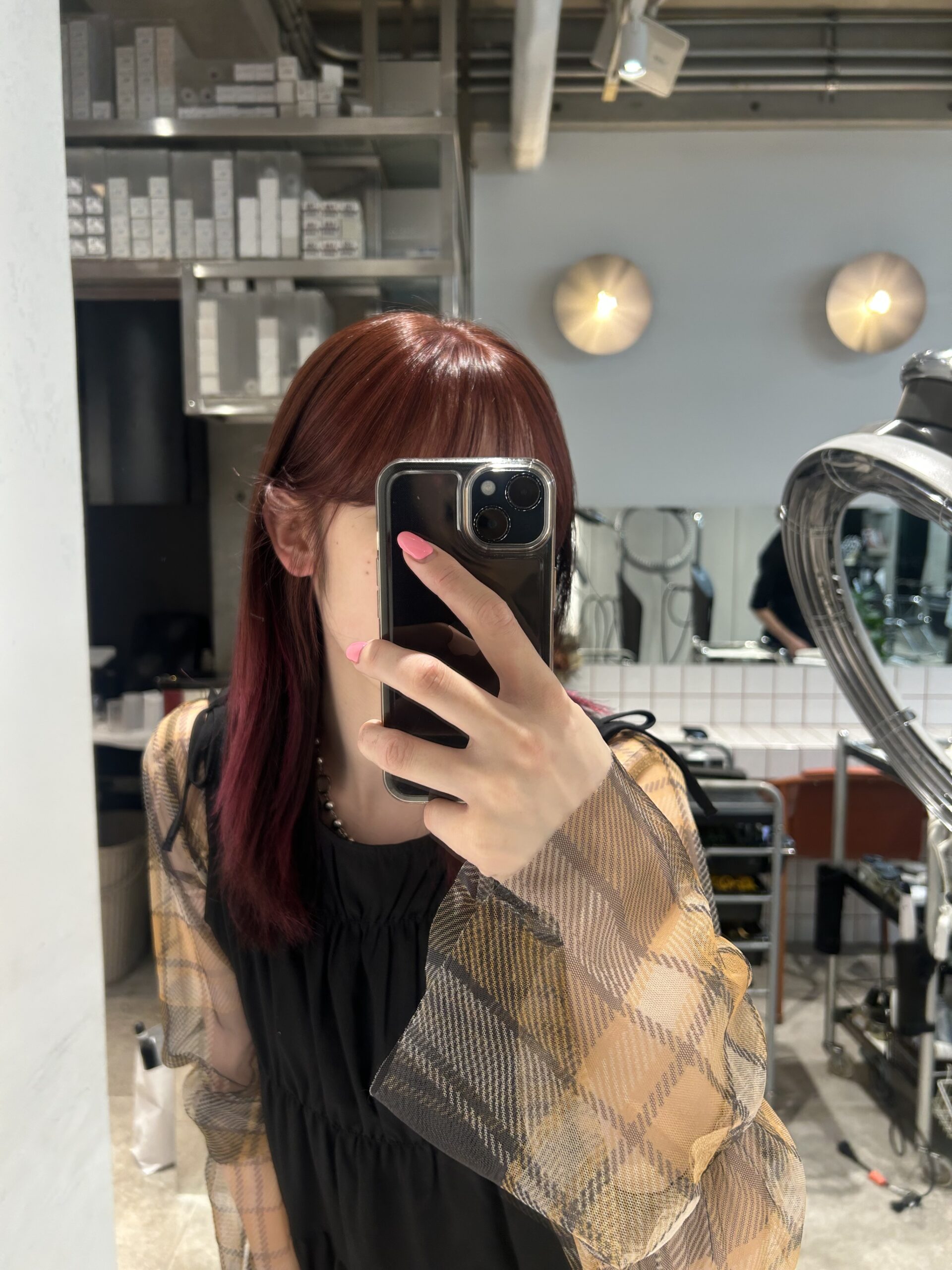 Cherry red color🍒【表参道/透明感カラー】