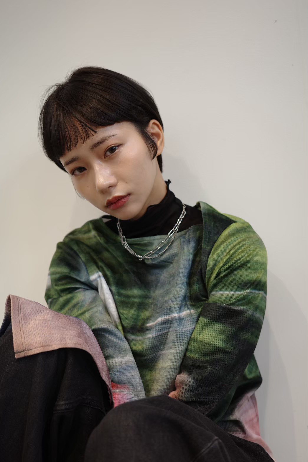 ショートヘアスタイル